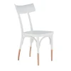 Czech White Chair by Hermann Czech