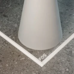 Dada Glass White Ping Pong Table