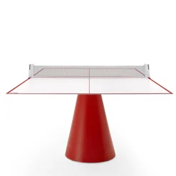 Dada Outdoor Red Ping Pong Table by Basaglia + Rota Nodari