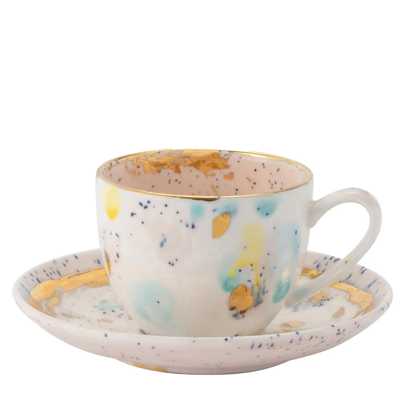 Dafne Set of Two Coffee Cups & Saucer