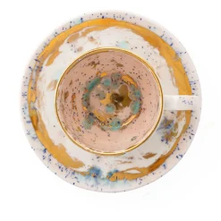 Dafne Set of Two Coffee Cups & Saucer