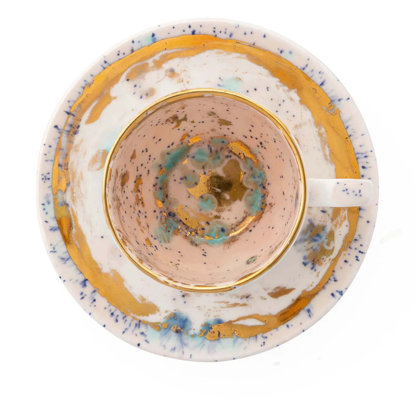 Dafne Set of Two Coffee Cups & Saucer