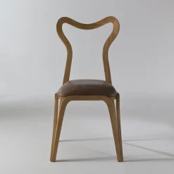 Daina Chair in Walnut with Open Back By Nigel Coates