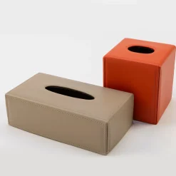 Daisy Seta Beige Rectangular Tissue Box