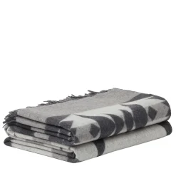 Dakota Patterned Gray Small Blanket