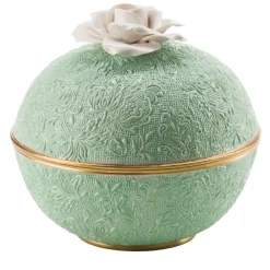 Damask Large Box with Rose