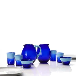 Dandy Blue & Light-Blue Pitcher by Stefano Marcato