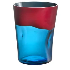 Dandy Red & Turquoise Glass by Stefano Marcato