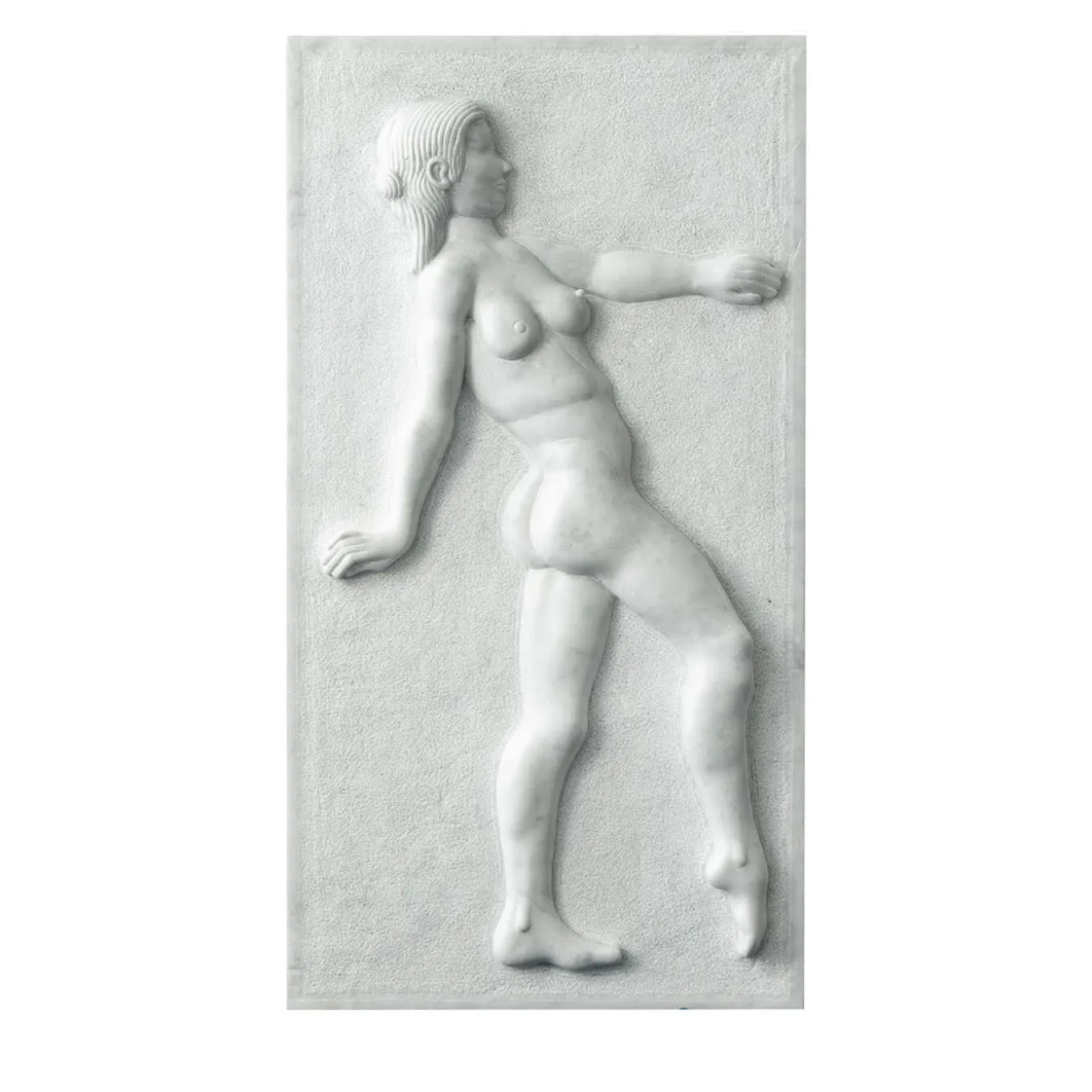 Danzatrice Low Relief in Carrara Marble