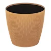 Dark Beige Silvy Flower Pot