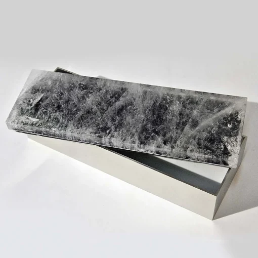 Dark Green Quartz Brass Box