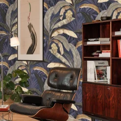 Dark Tropical Banana Wallpaper in Wild Jungle