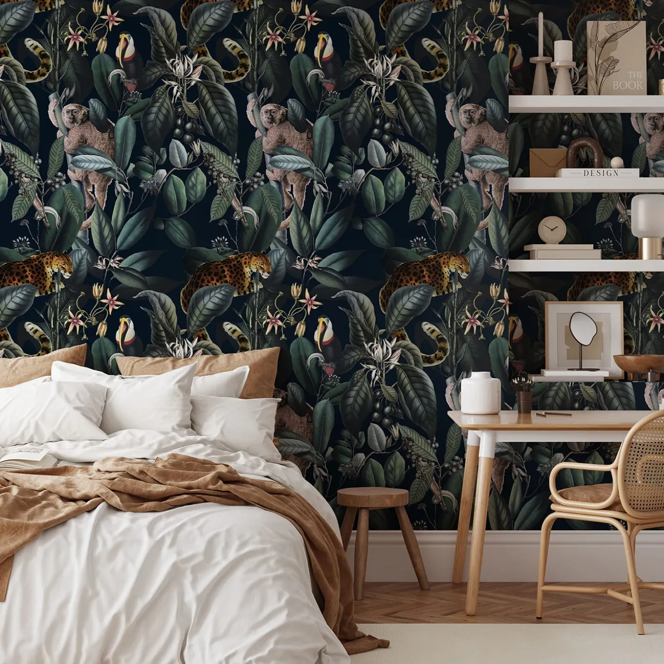 Dark Tropical Wild Jungle Wallpaper