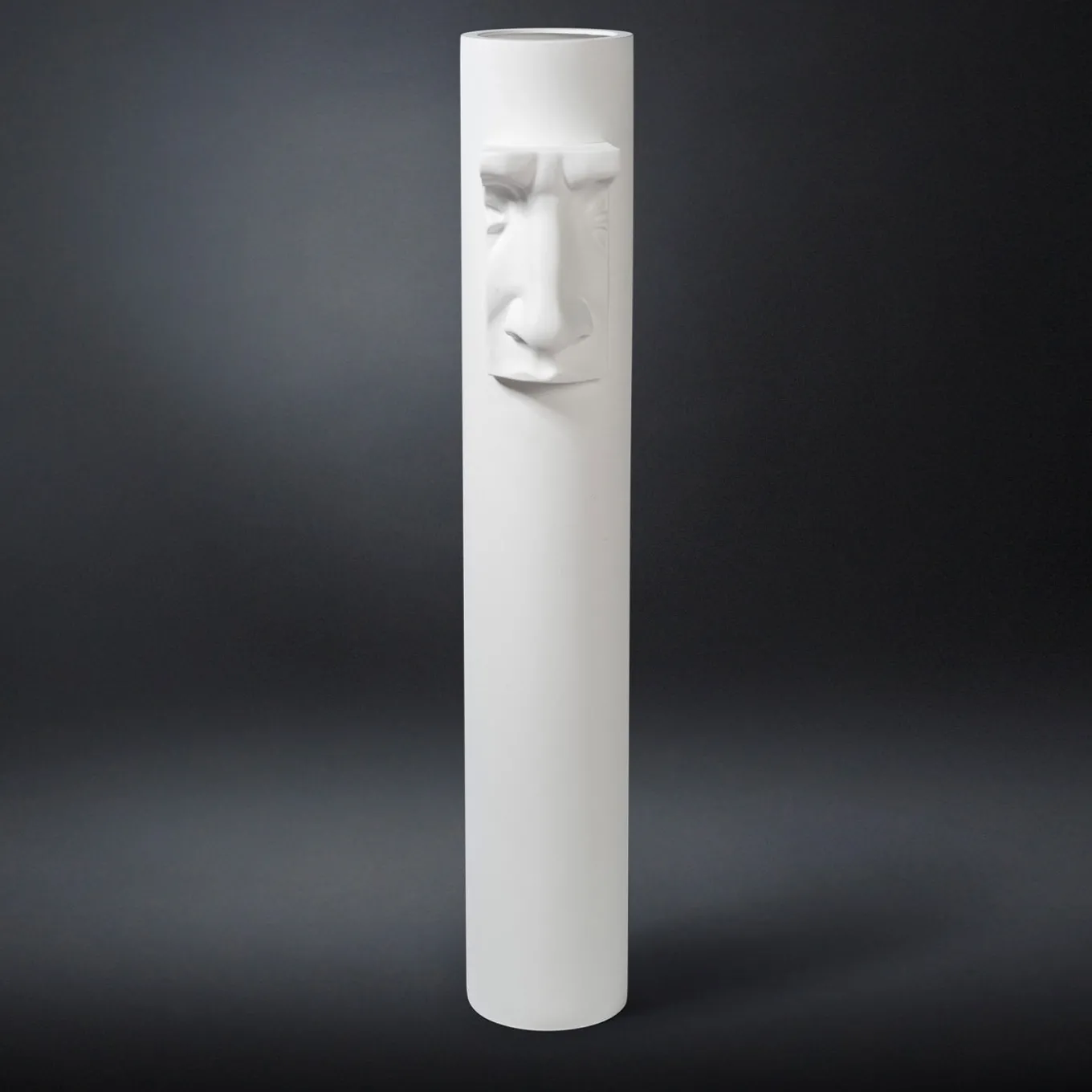 David's Nose White Vase