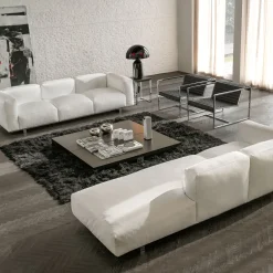 Daytona White Sofa by Giuseppe Bavuso