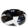 Deco Round Black-And-White Bowl