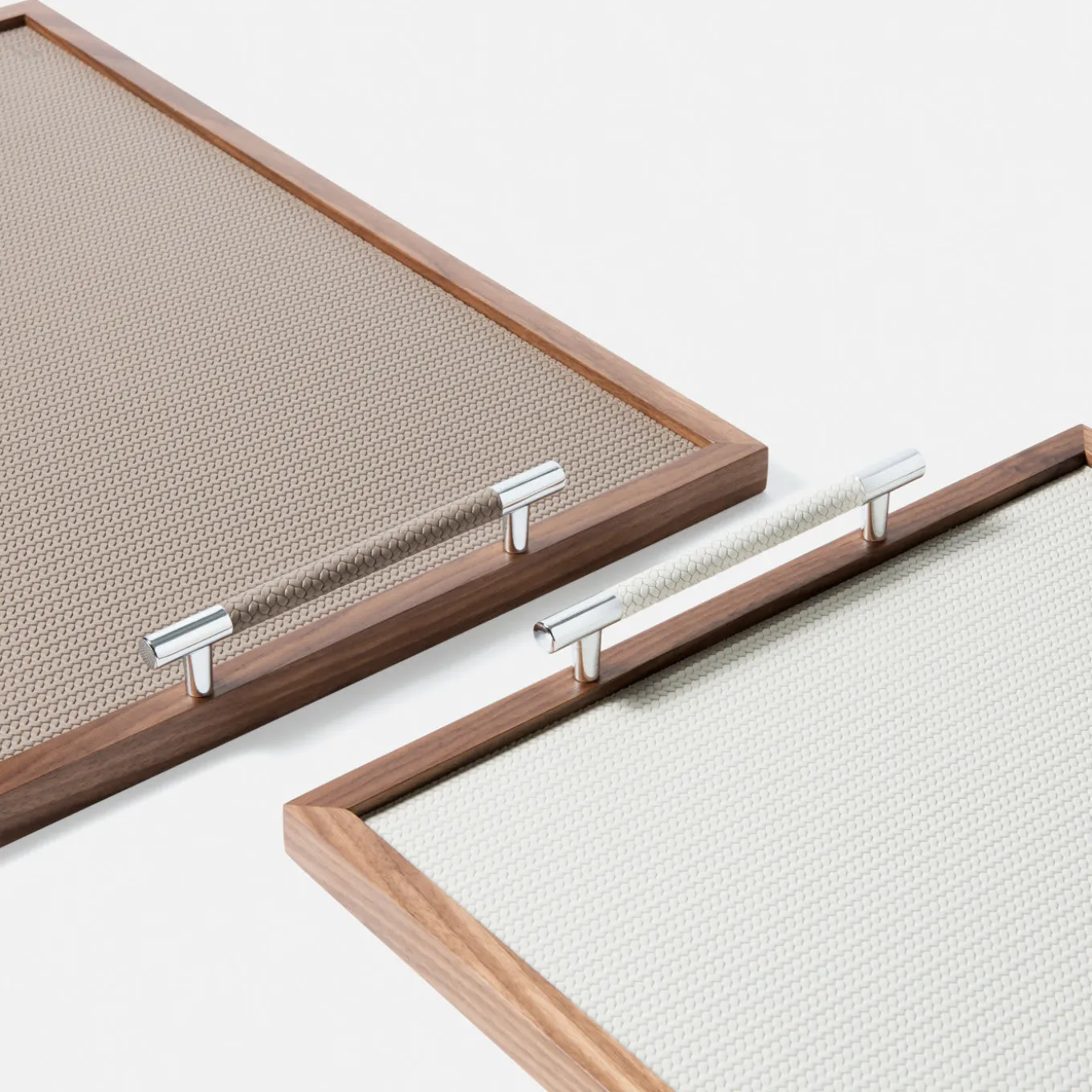 Dedalo Large White Tray Table