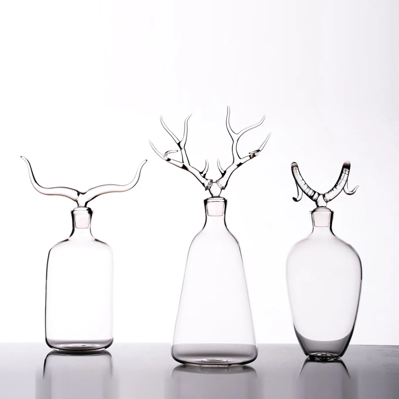 Deer Glass Bottle