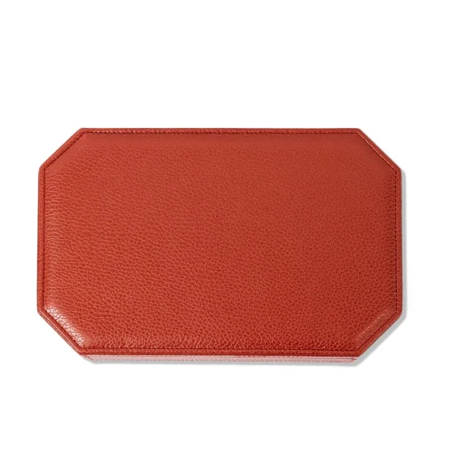 Del Monte 25 Persian Red Wood & Leather Box