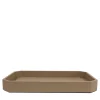 Del Monte Big Tamarone Beige Leather Vide-Poche