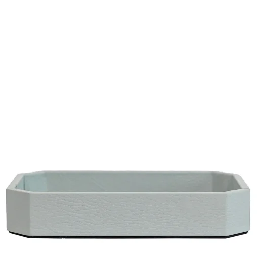 Del Monte Small Stintino Light Blue Leather Vide-Poche