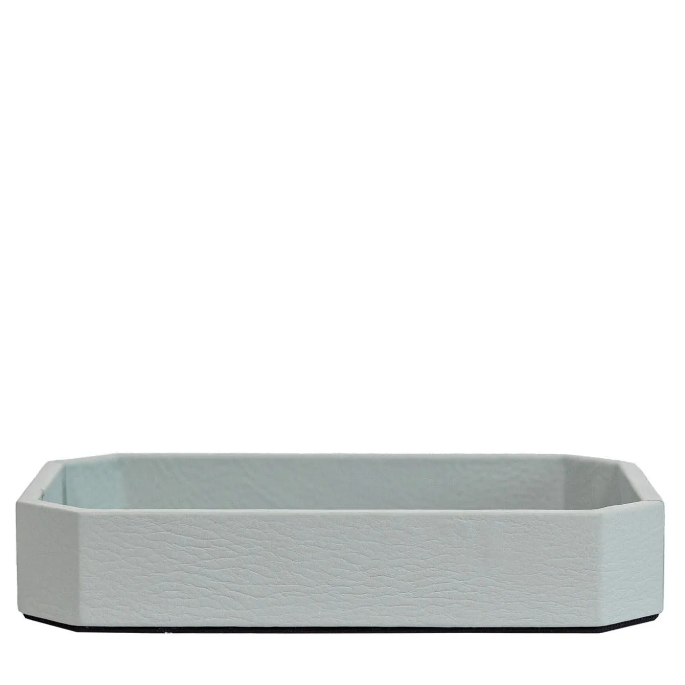 Del Monte Small Stintino Light Blue Leather Vide-Poche