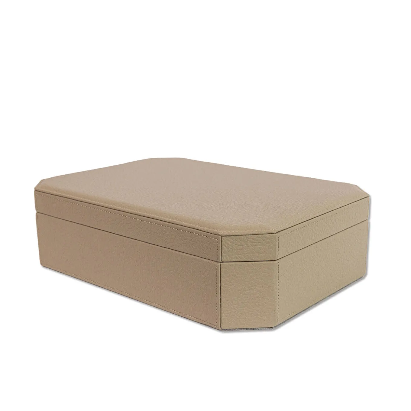 Del Monte Tamarone Beige Leather Box