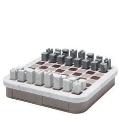 Delos Marble Chess Set - White