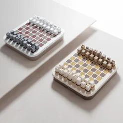 Delos Marble Chess Set - White