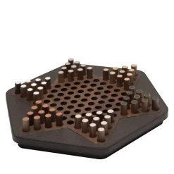 Delos Walnut Chinese Checkers