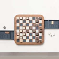 Delos Wood Chess Set