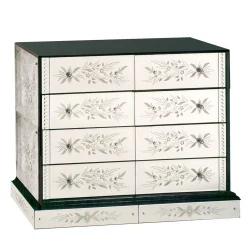 Demetra Silver Floral Design Dresser