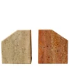 D-ENDS Set of 2 Bookends in Roman and Persian Travertine
