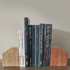 D-ENDS Set of 2 Bookends in Roman and Persian Travertine