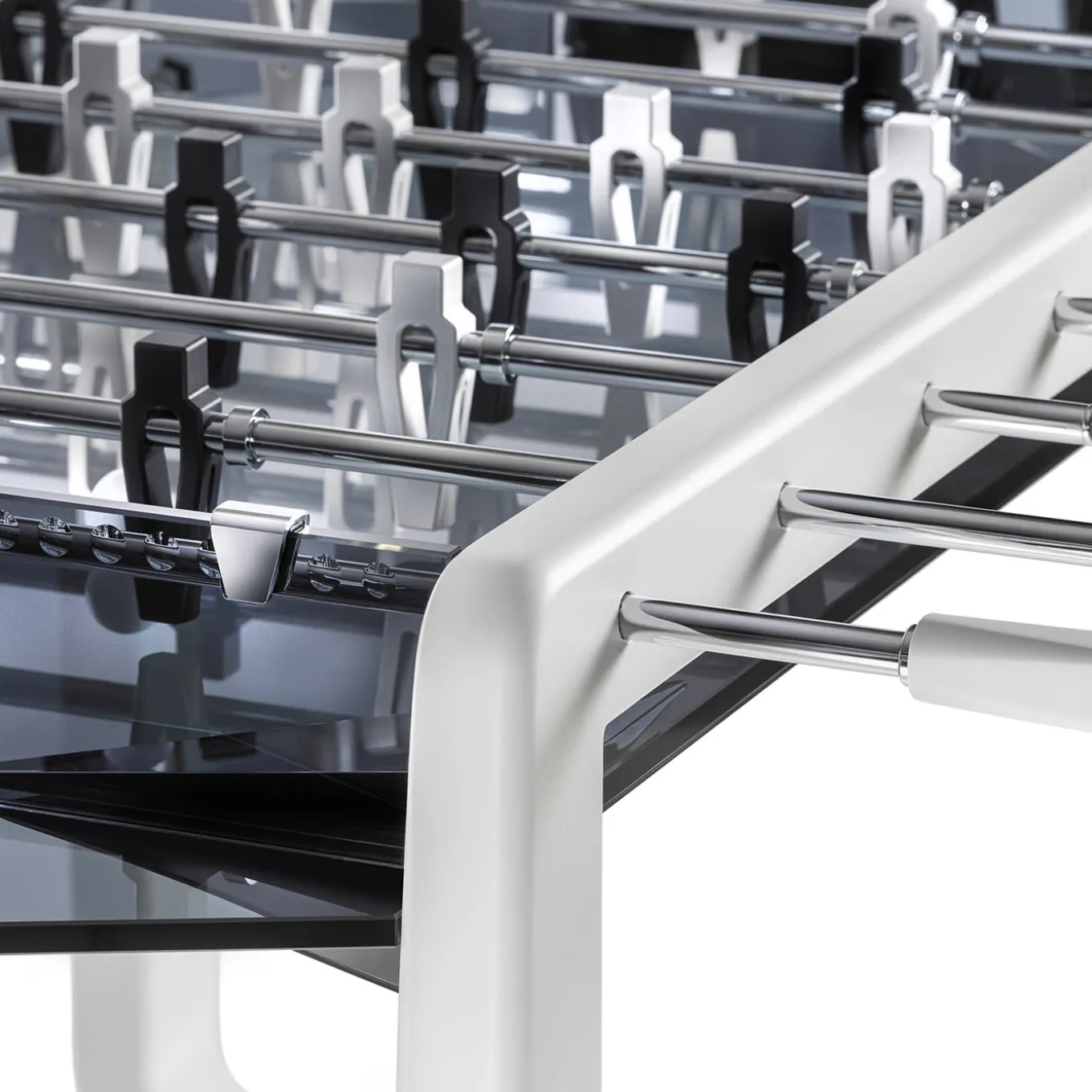 Derby Canvas Smoked Glass Foosball Table