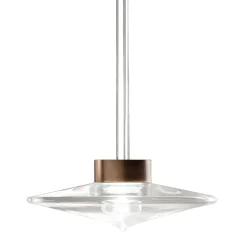 Desideria Burnished and Transparent Pendant Lamp