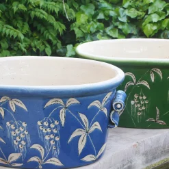 Devonshire Oval Blue Cachepot