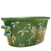 Devonshire Oval Green Cachepot
