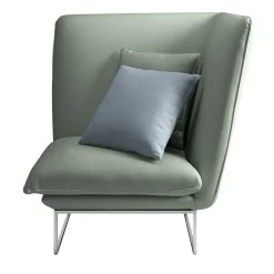 Diade Right-Angle Green Armchair