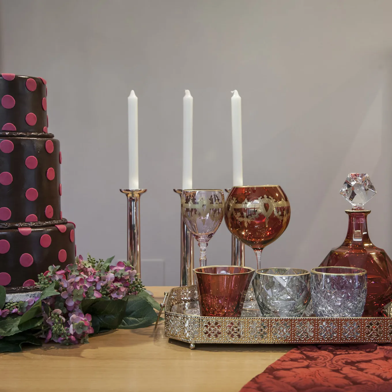 Diamante Ruby Bottle