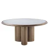 Diamante Table with Carrara Marble Top