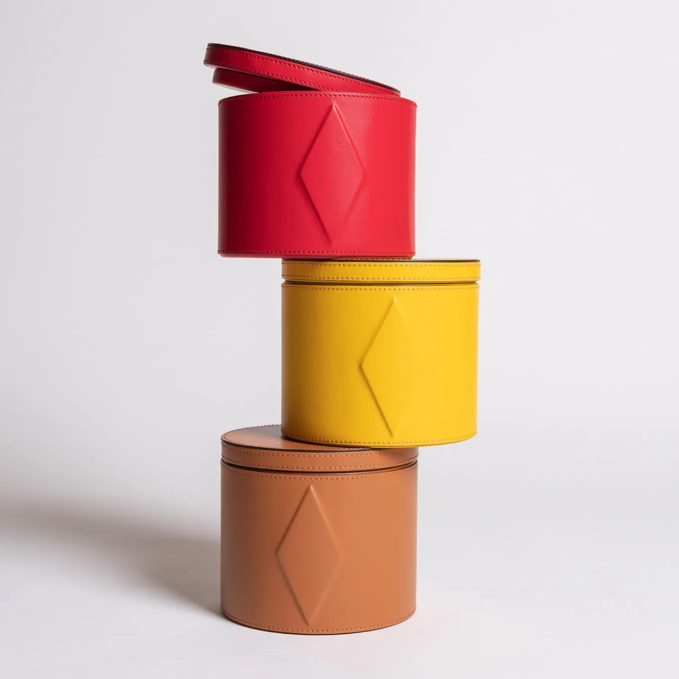Diamond Mimosa Mini Circle Box