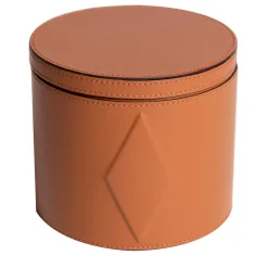 Diamond Pecan Mini Circle Box