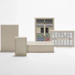 Diana Leather Domino Game Set