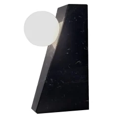 Dieus S Wireless Black Marquina Table Lamp
