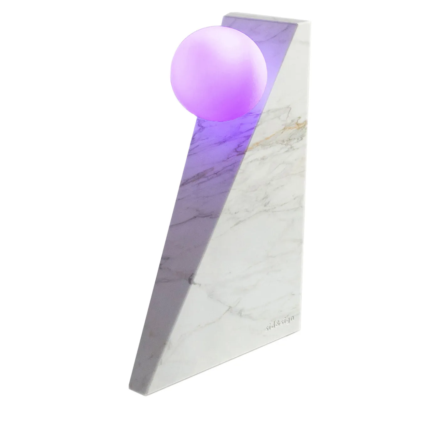Dieus White Large Table Lamp by Sissy Daniele