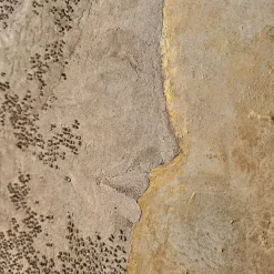 Dike Beige Textured Resin Painting