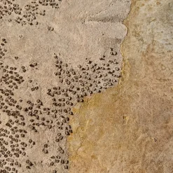 Dike Beige Textured Resin Painting