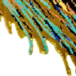 Disappearing Spectrum Wool Rug by Clémentine Chambon - Limited Edition