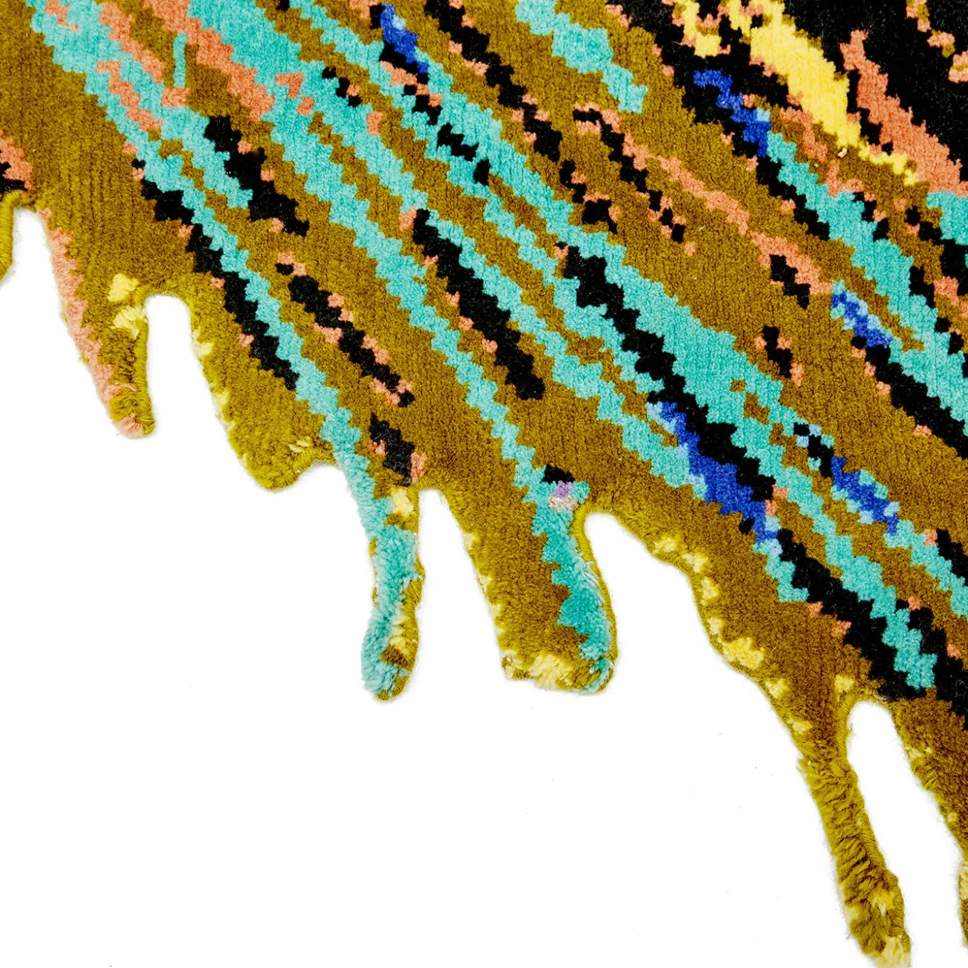 Disappearing Spectrum Wool Rug by Clémentine Chambon - Limited Edition